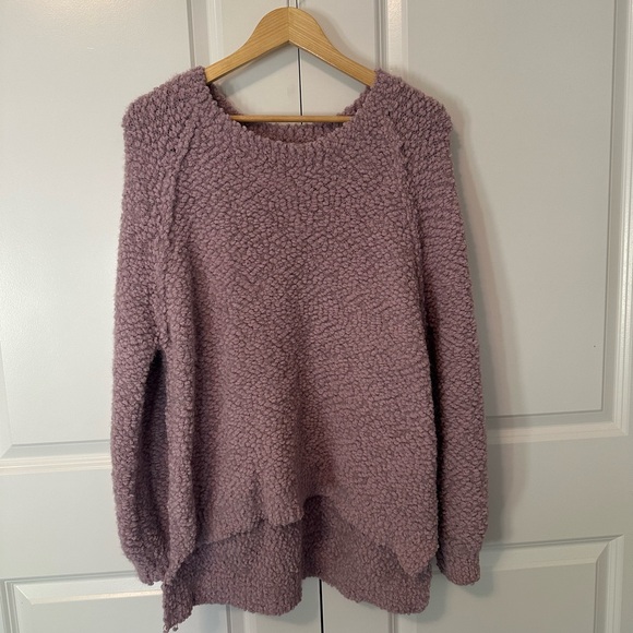 Light Purple Knit Sweater - Large - Picture 1 of 5